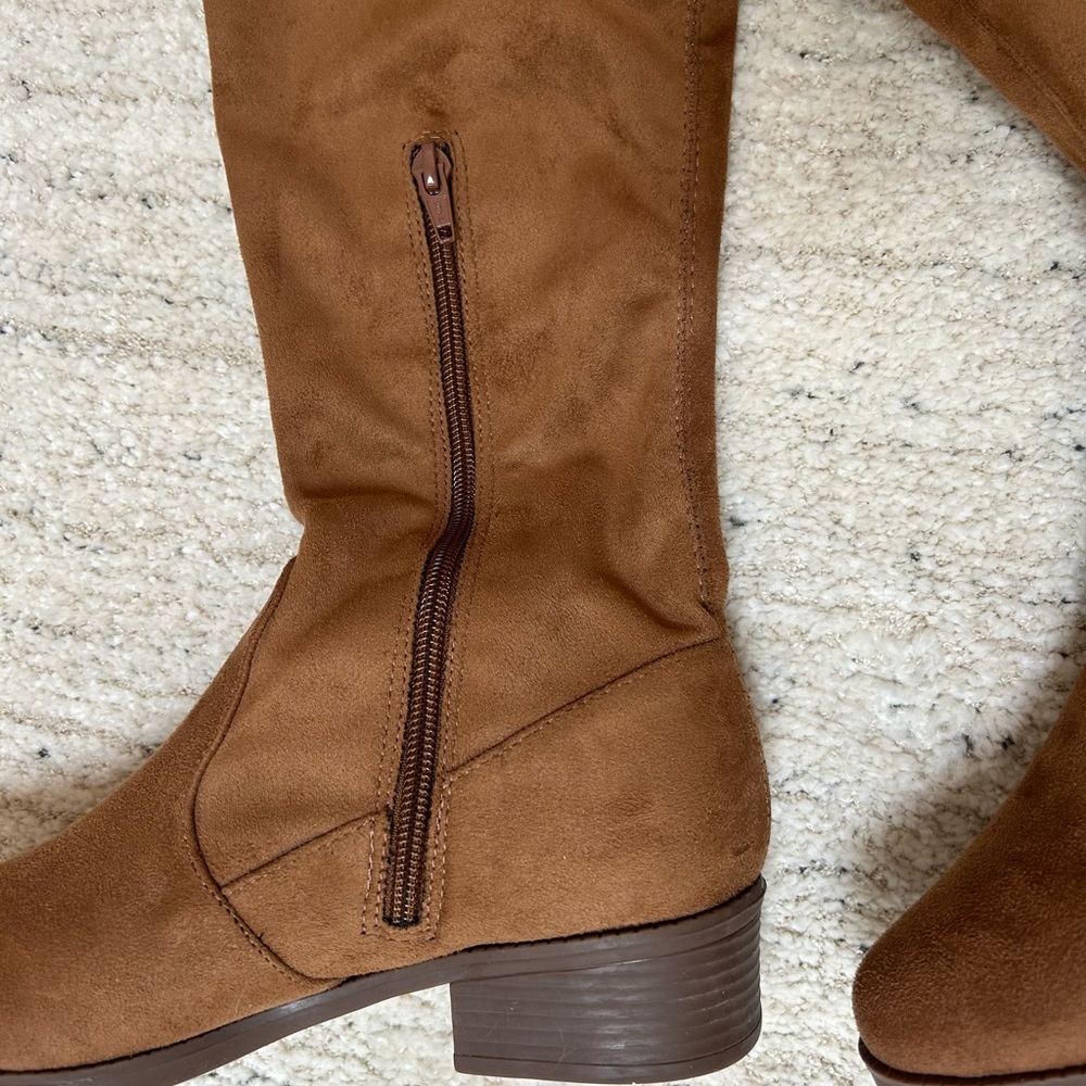 Knee-high Nobuck Boots Made in Brazil - Picture 7 of 10